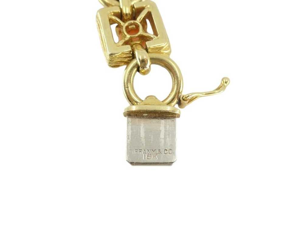 Tiffany & Co. 18k Hammered Gold Coral Link Bracel… - image 10