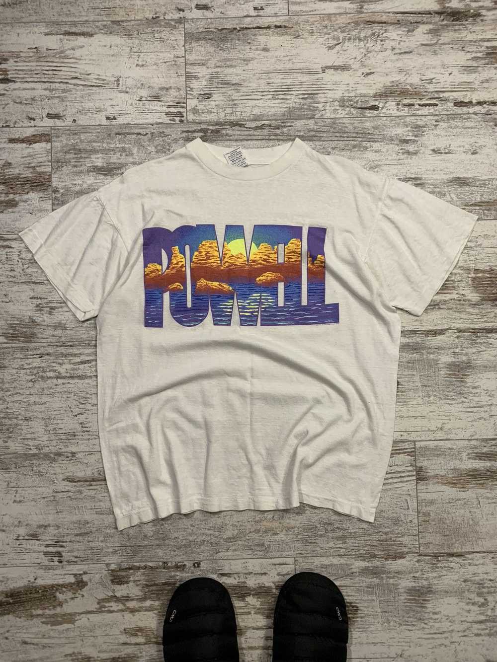 Hook-Ups × Vintage Vintage Powell merch tee t-shi… - image 2