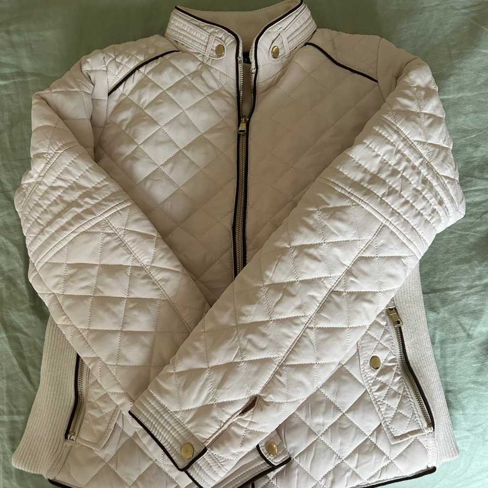 Fabric zip up jacket - image 1