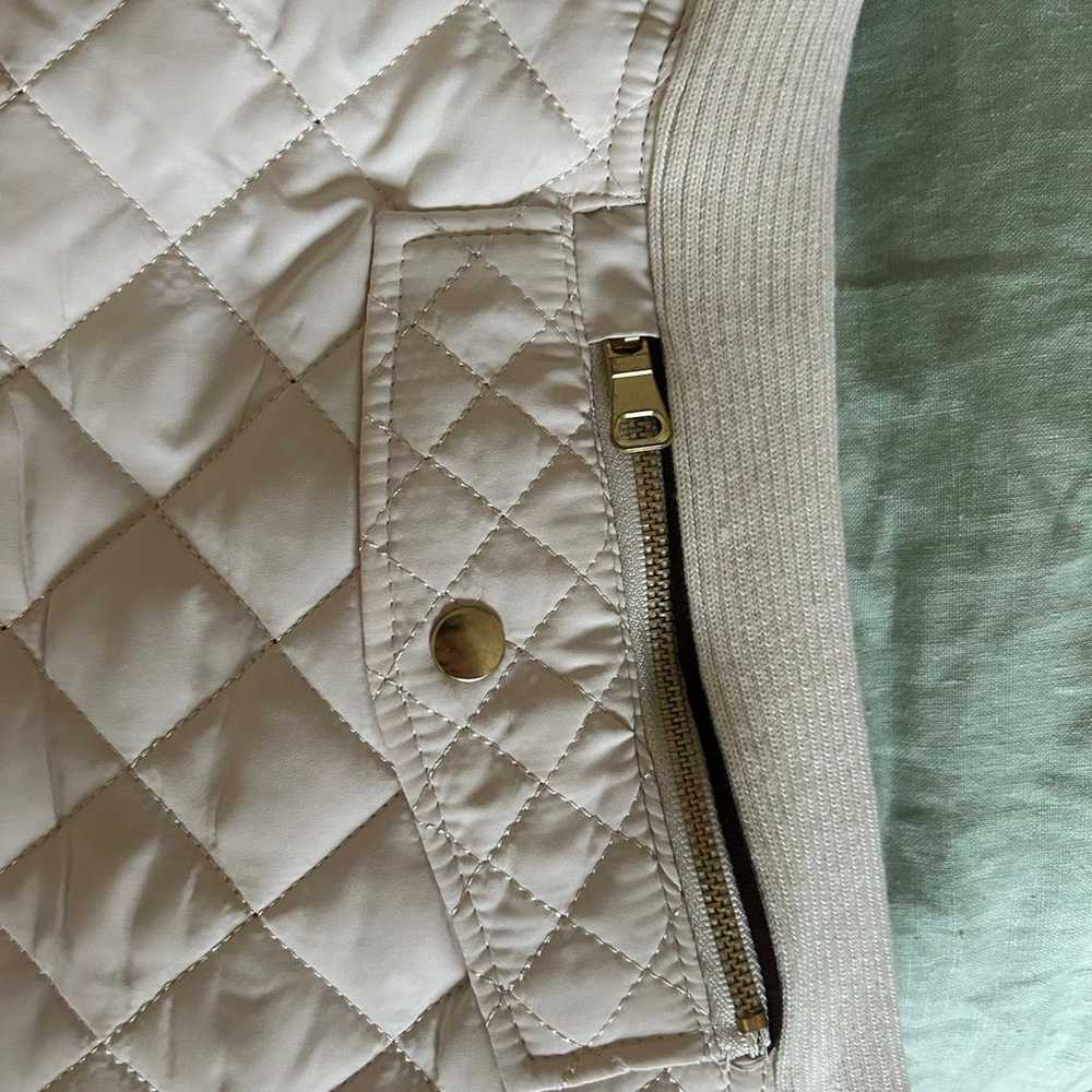 Fabric zip up jacket - image 4