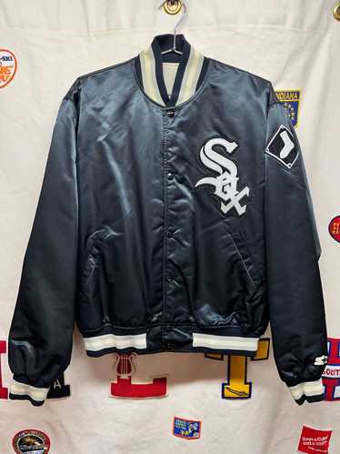 Vintage Chicago White Sox MLB Starter Black Satin 