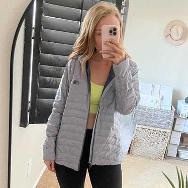 The North Face Gray SIlver Puffer Jacket