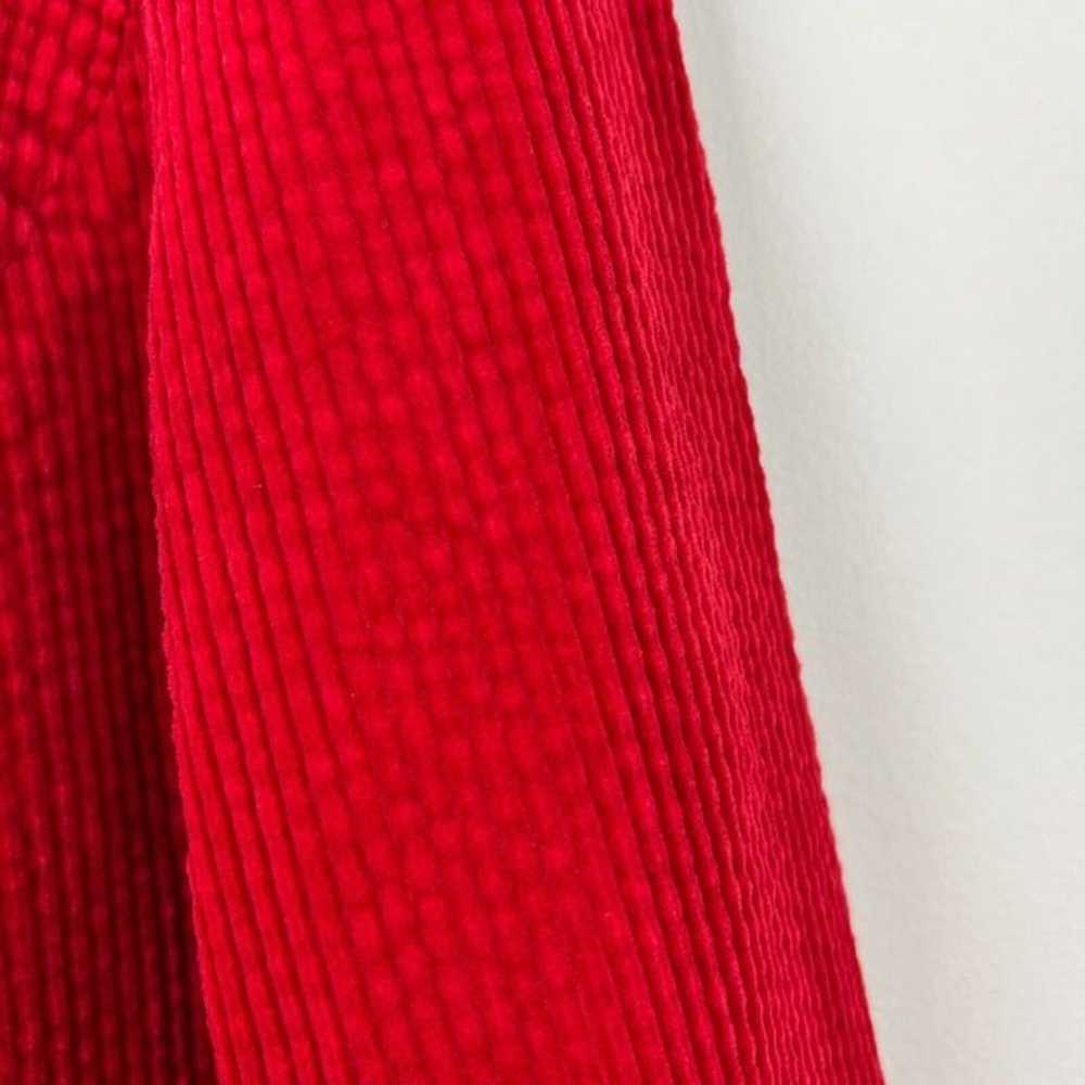 J. Jill Corduroy Jacket Womens XL Red Wide Wale B… - image 7