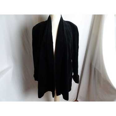 JS Collections Women Velvet Coat Size M - image 1