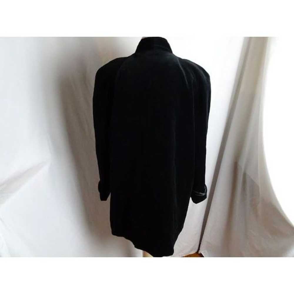 JS Collections Women Velvet Coat Size M - image 3