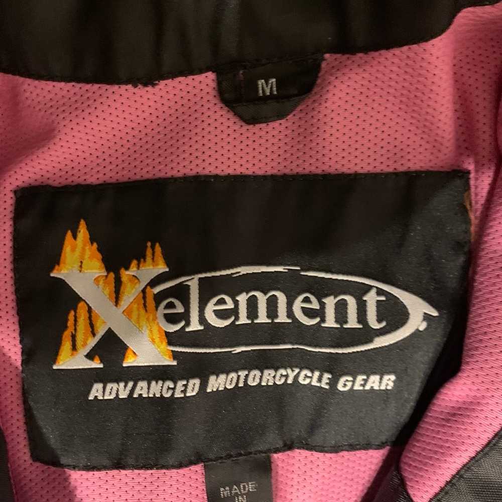 Women’s Medium Xelement Motorcycle Gear Pink & Bl… - image 2