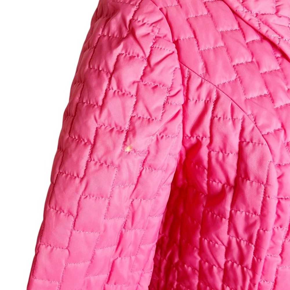 VTG Alligator | Womens Size 12 Pink Quilted Long … - image 3