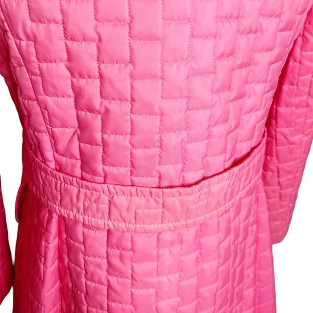 VTG Alligator | Womens Size 12 Pink Quilted Long … - image 5