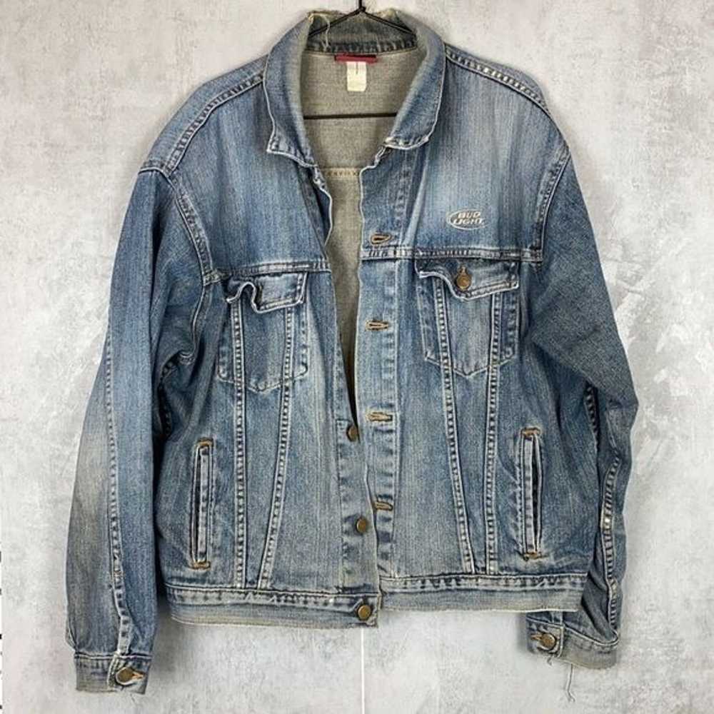 Vintage Budlight denim jacket - image 2