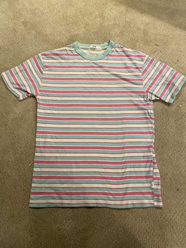 Eptm × Made In Usa Eptm blue pink stripe tee - image 1
