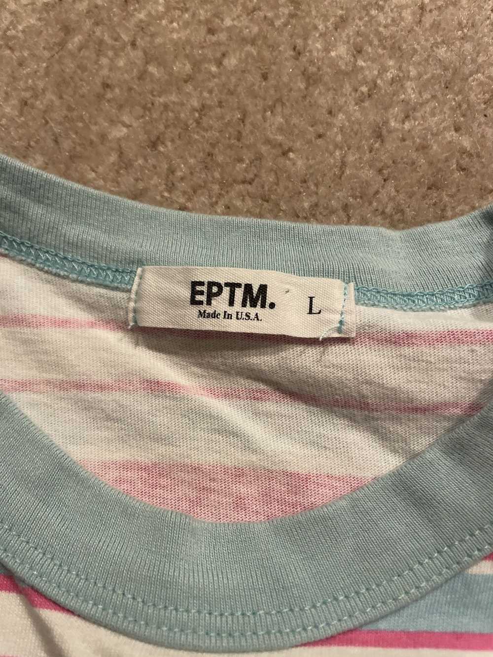 Eptm × Made In Usa Eptm blue pink stripe tee - image 4