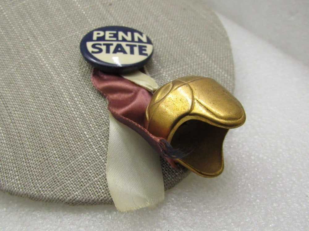 Vintage Penn State Ribboned & Helmet Football Bad… - image 2