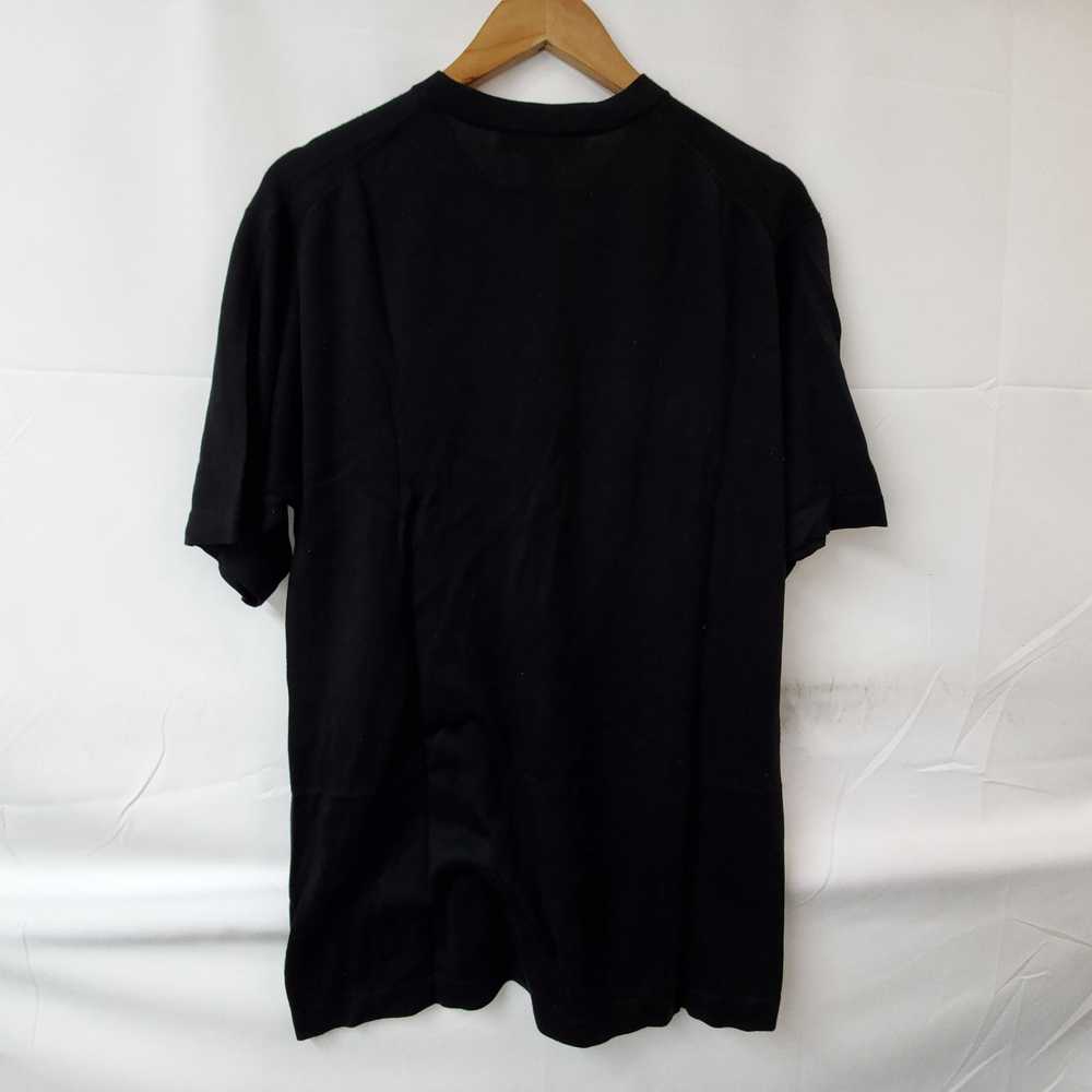 Unbranded Pronto Uomo Silk Black Short Sleeve Shi… - image 3