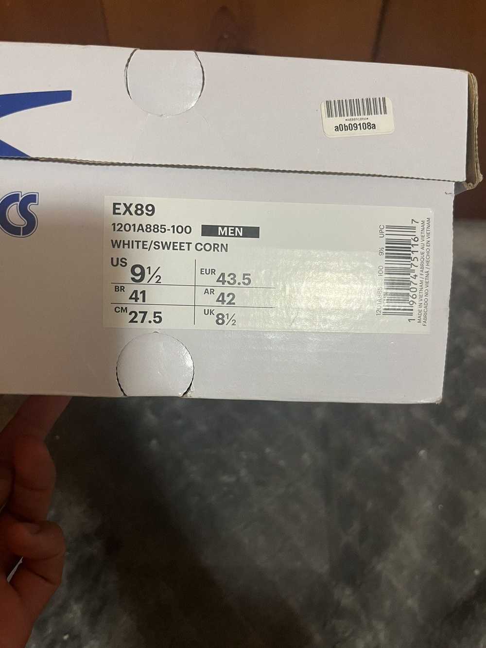 Asics × Kith Asics EX89 x Kith in White/Sweet Corn - image 9