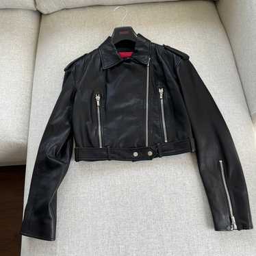 Hugo Boss Leather Biker Jacket