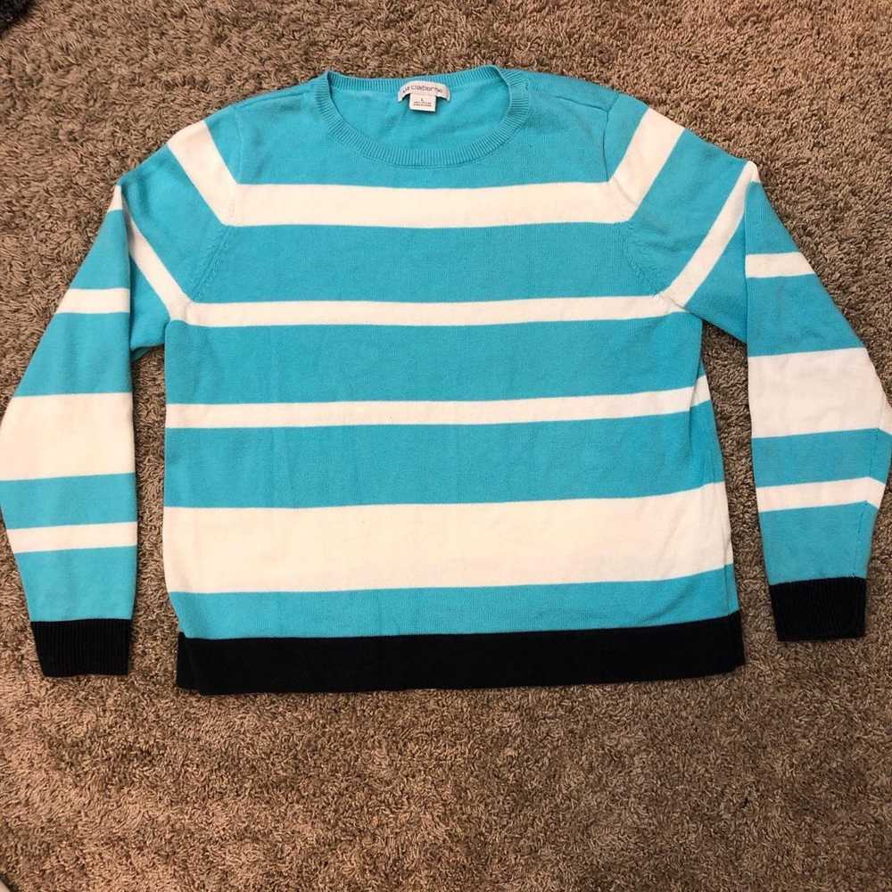 Other Women’s Liz Claiborne Striped Sweater | Siz… - image 1