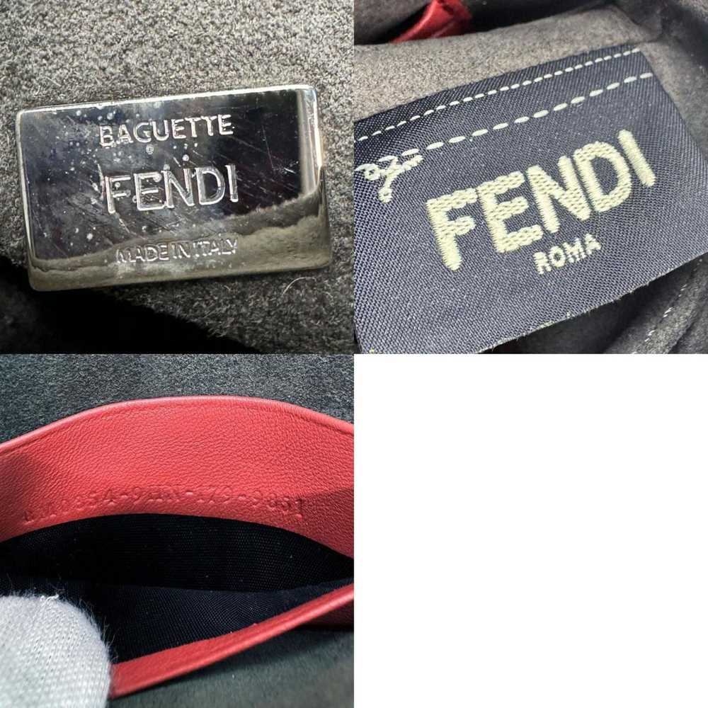 Fendi FENDI Shoulder Bag Leather Red Brown Women'… - image 5