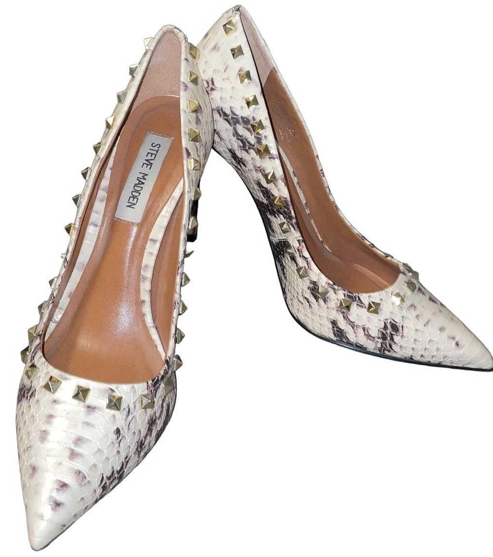 Steve Madden Steve Madden Python Studded Leather … - image 10