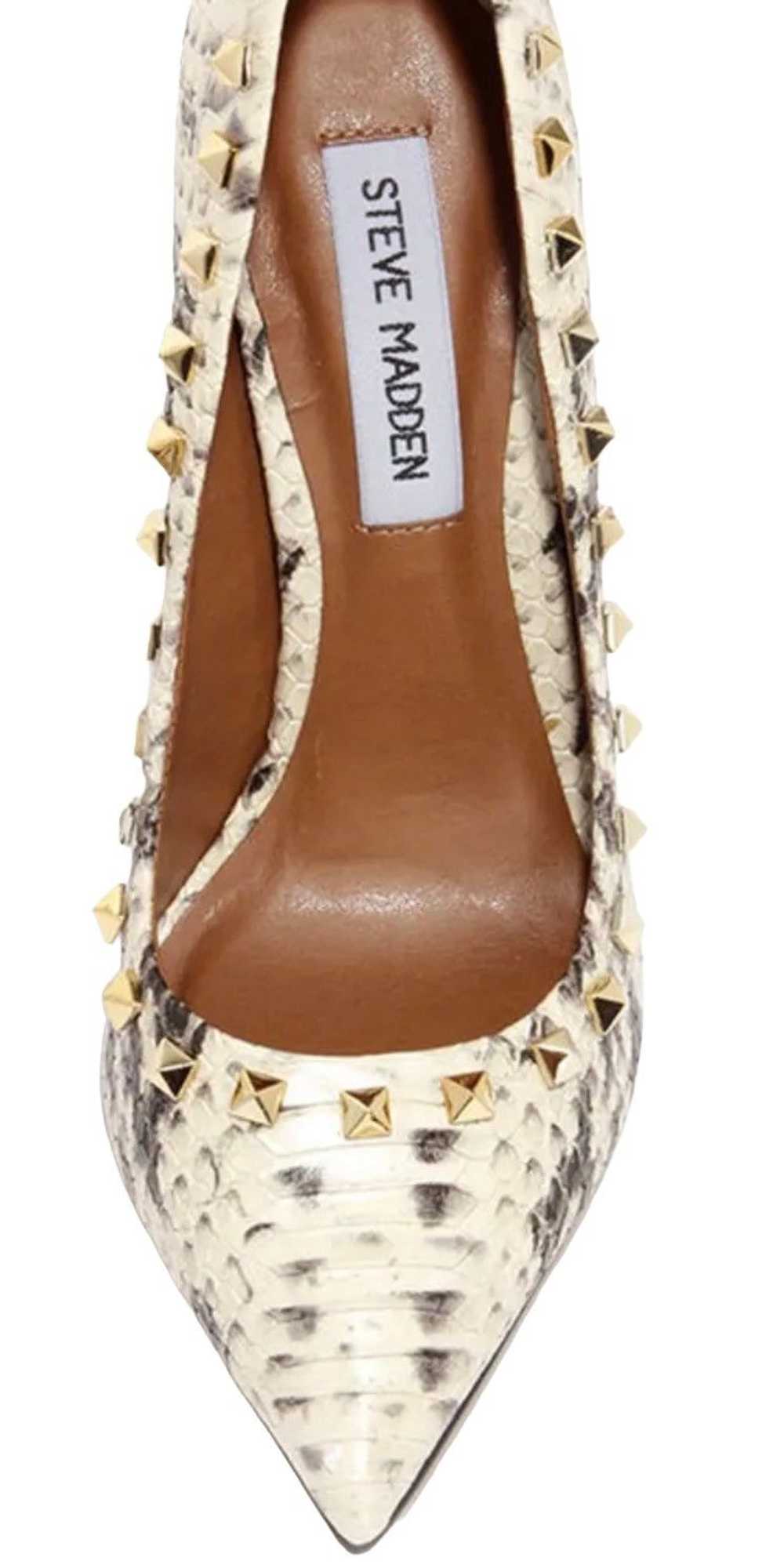 Steve Madden Steve Madden Python Studded Leather … - image 3