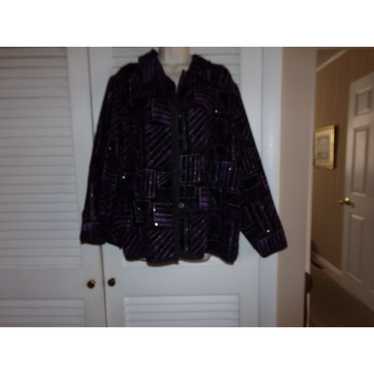 Vintage Coldwater Creek tapestry jacket size XL P… - image 1