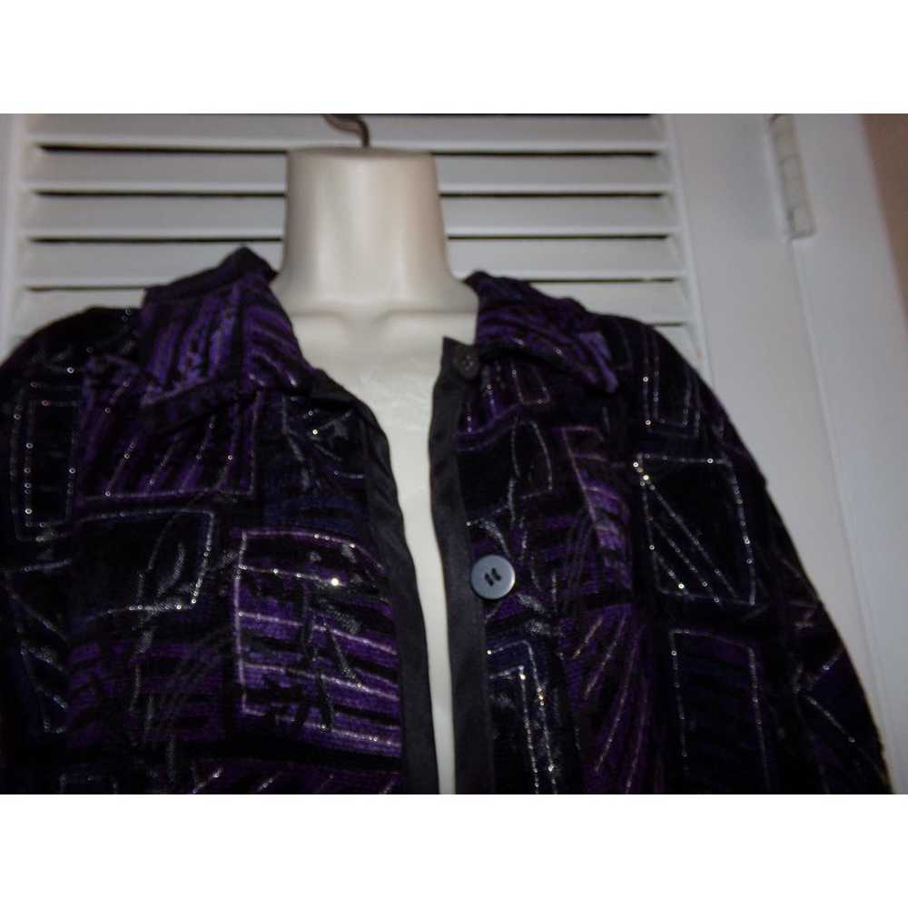 Vintage Coldwater Creek tapestry jacket size XL P… - image 3