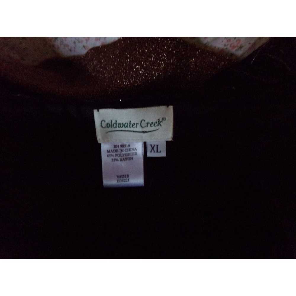 Vintage Coldwater Creek tapestry jacket size XL P… - image 5