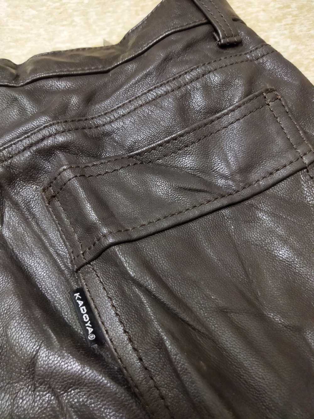 Japanese Brand × Kadoya Kadoya Genuine Leather Pa… - image 5