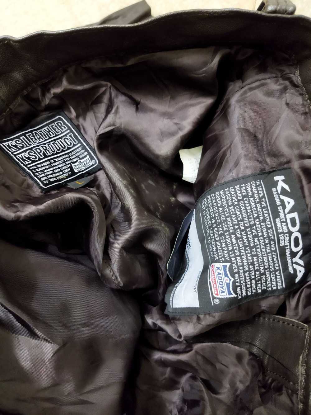 Japanese Brand × Kadoya Kadoya Genuine Leather Pa… - image 6