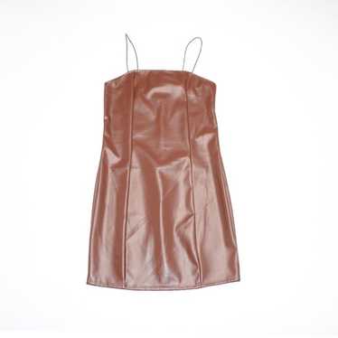 Rue21 Faux Leather Spaghetti Strap Mini Dress - image 1