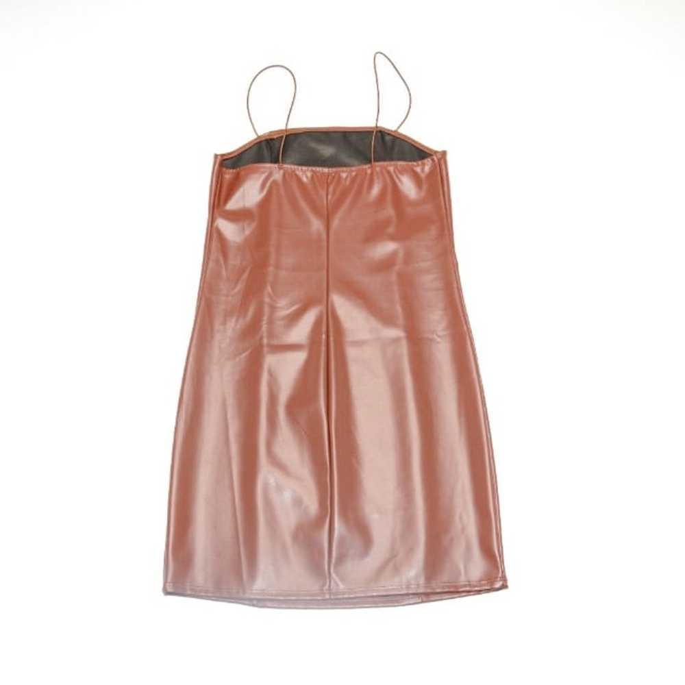 Rue21 Faux Leather Spaghetti Strap Mini Dress - image 3