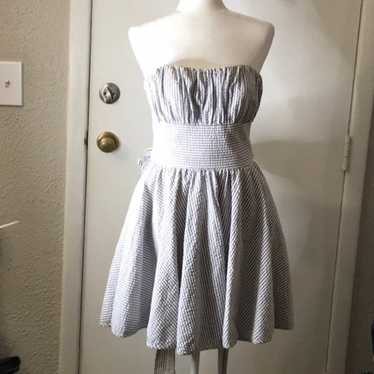 Betsey Johnson Seersucker Dress Size 8 - image 1