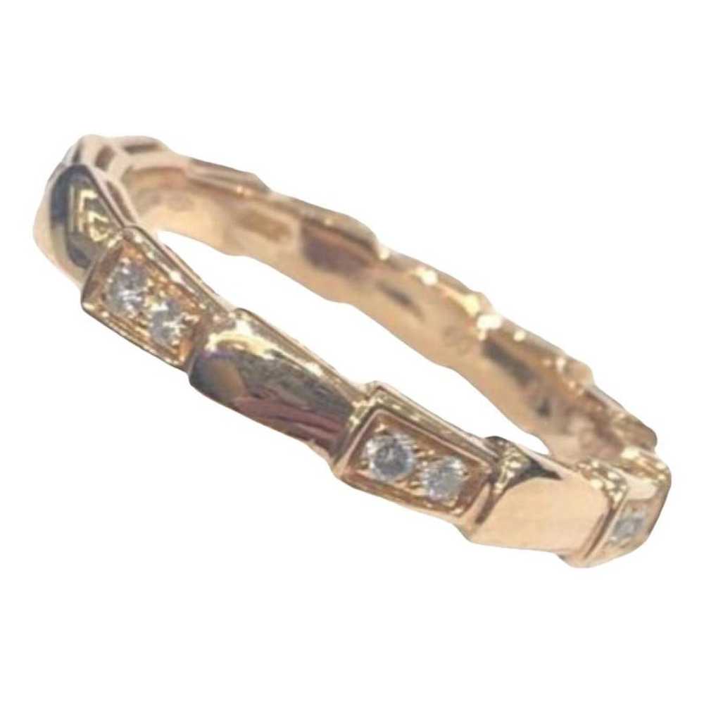 Bvlgari Serpenti Viper pink gold ring - image 1