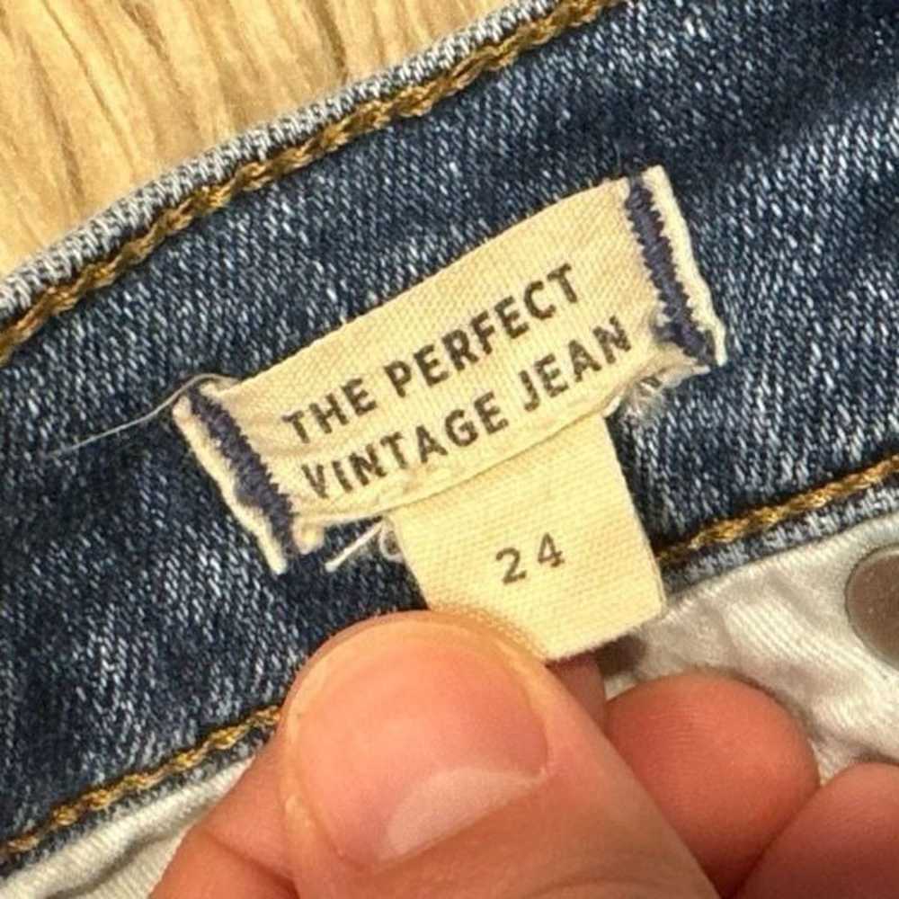 Madewell the perfect vintage jeans size 24 - image 2