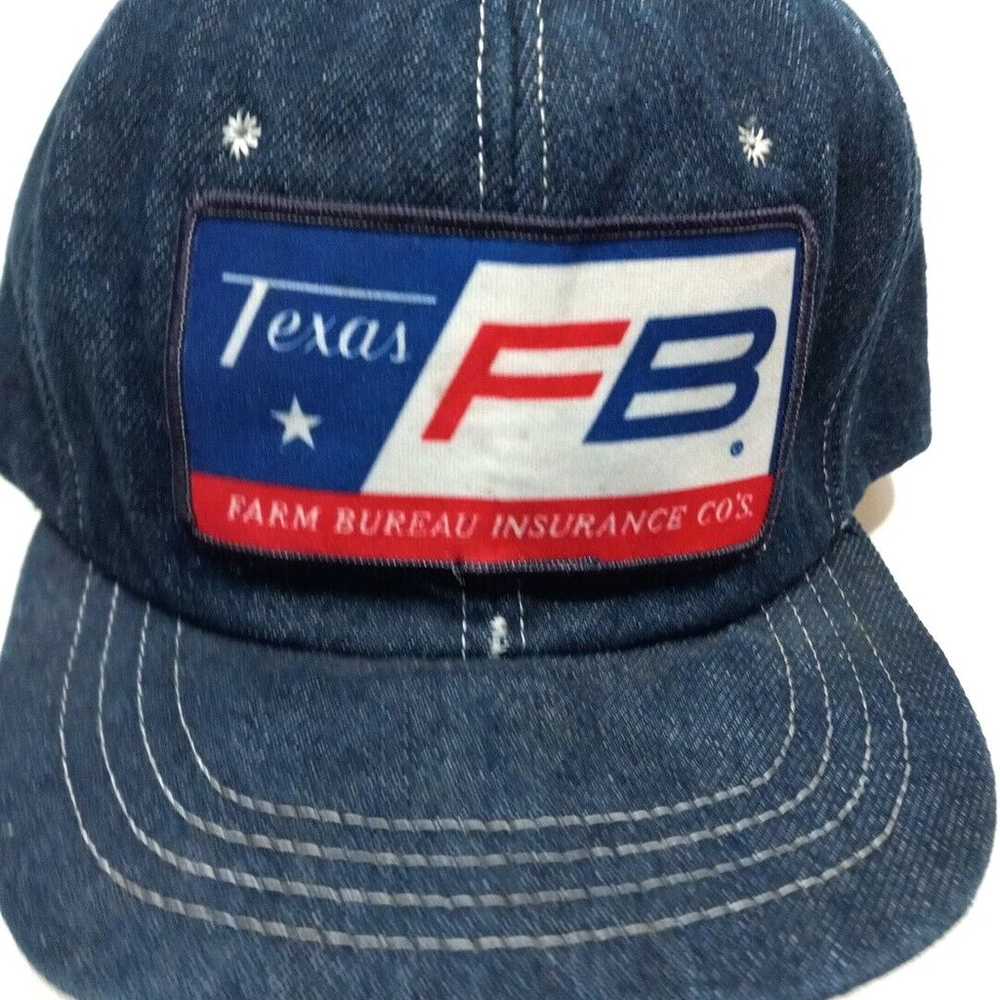Vintage Denim Texas FB Farm Bureau Insurance Co's… - image 2