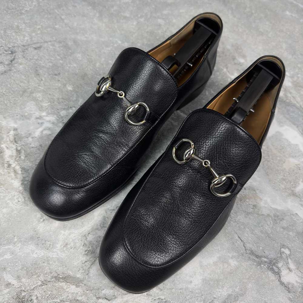 Gucci Horsebit Collapsible Heel Loafers Leather - image 2