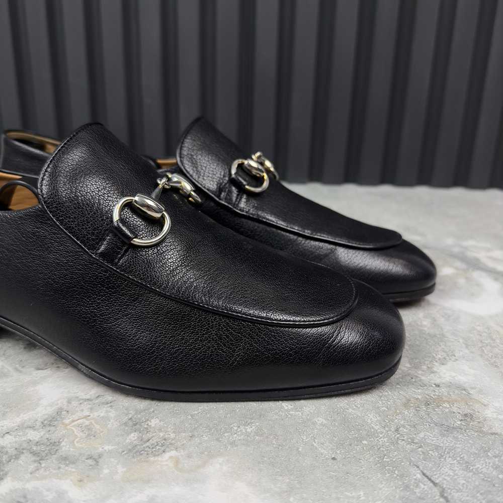 Gucci Horsebit Collapsible Heel Loafers Leather - image 5
