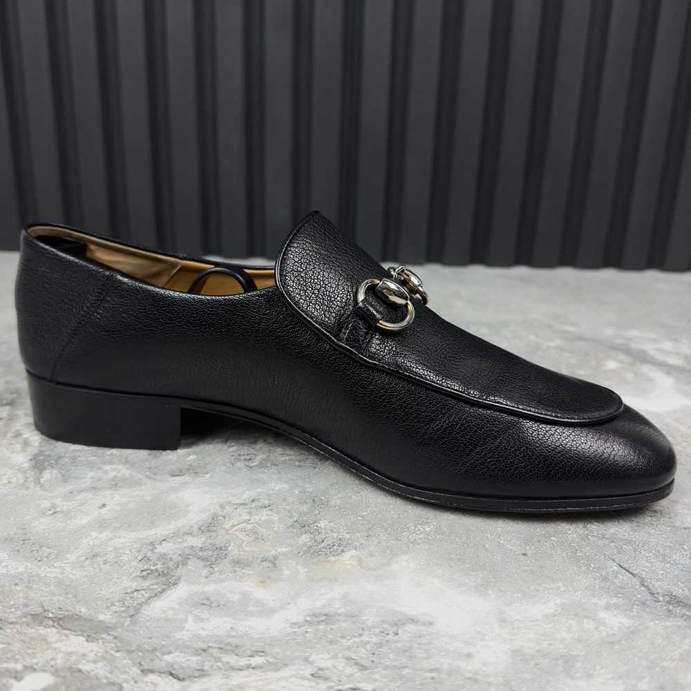 Gucci Horsebit Collapsible Heel Loafers Leather - image 8