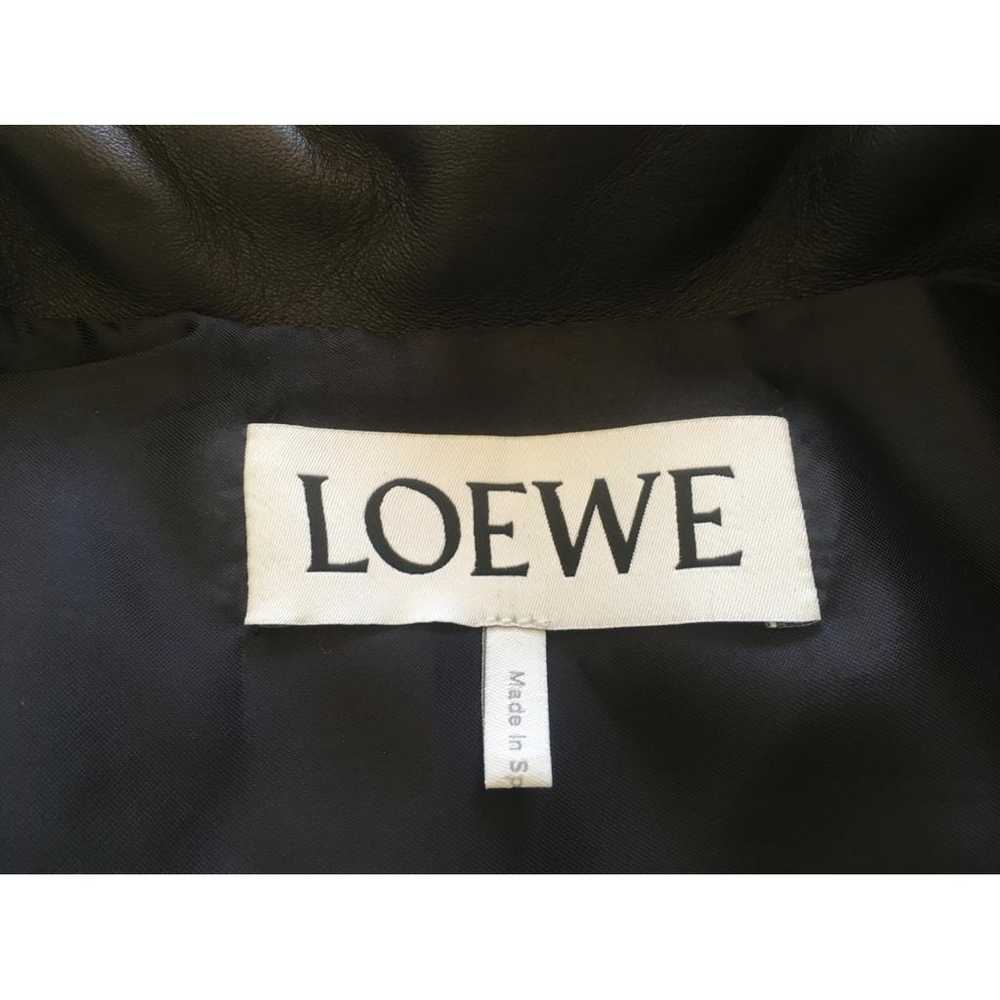 Loewe Leather biker jacket - image 4