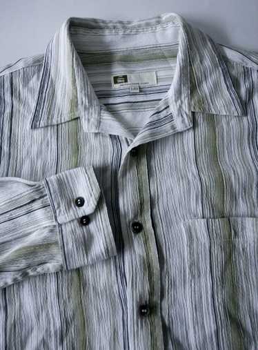 Tilley Tilley Shirt Rayon / Polyester Stripe Size 