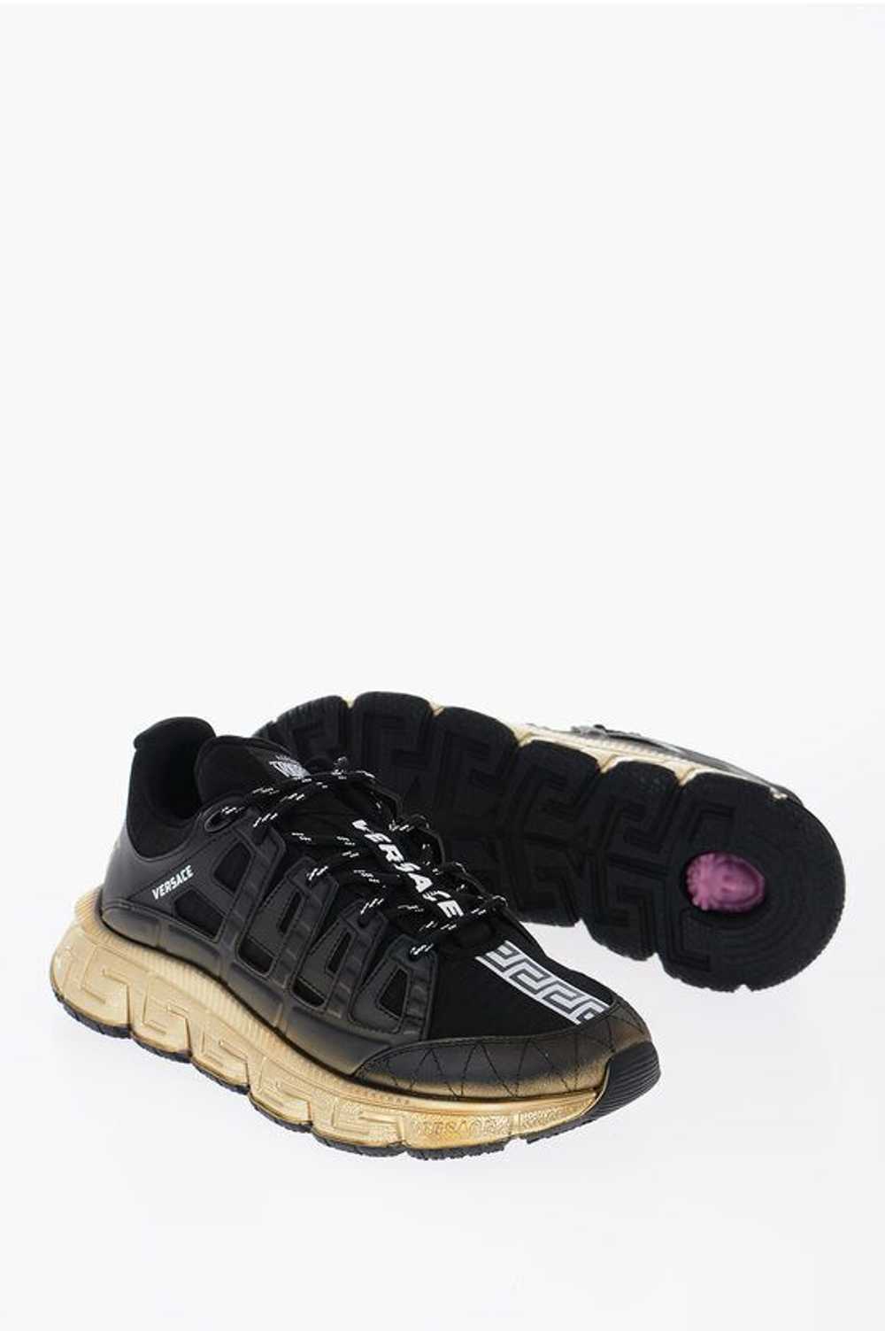 Versace og1mm0524 Metallized Trigreca Sneakers in… - image 2