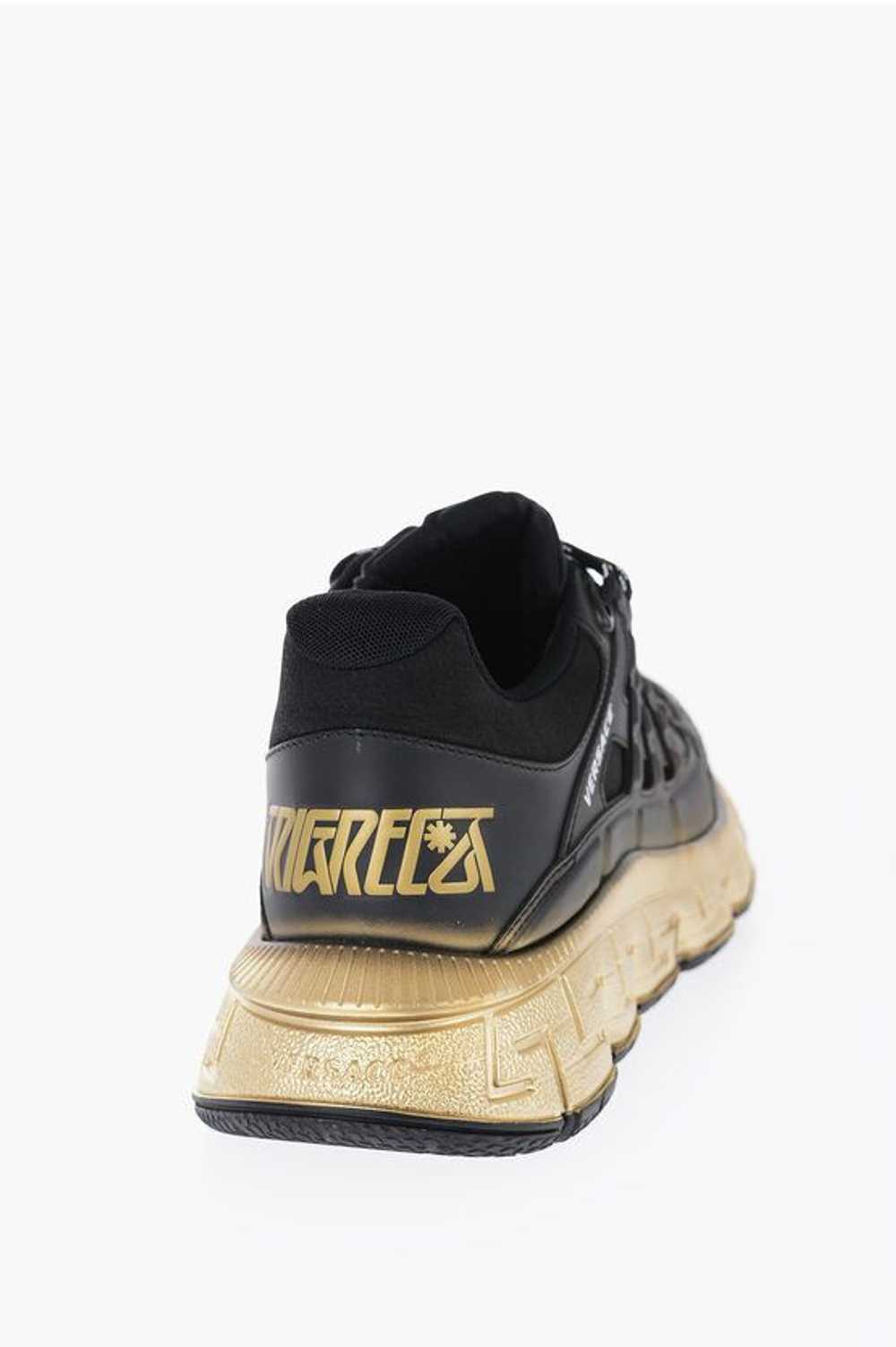 Versace og1mm0524 Metallized Trigreca Sneakers in… - image 3