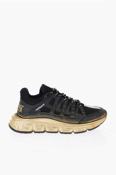 Versace og1mm0524 Metallized Trigreca Sneakers in 