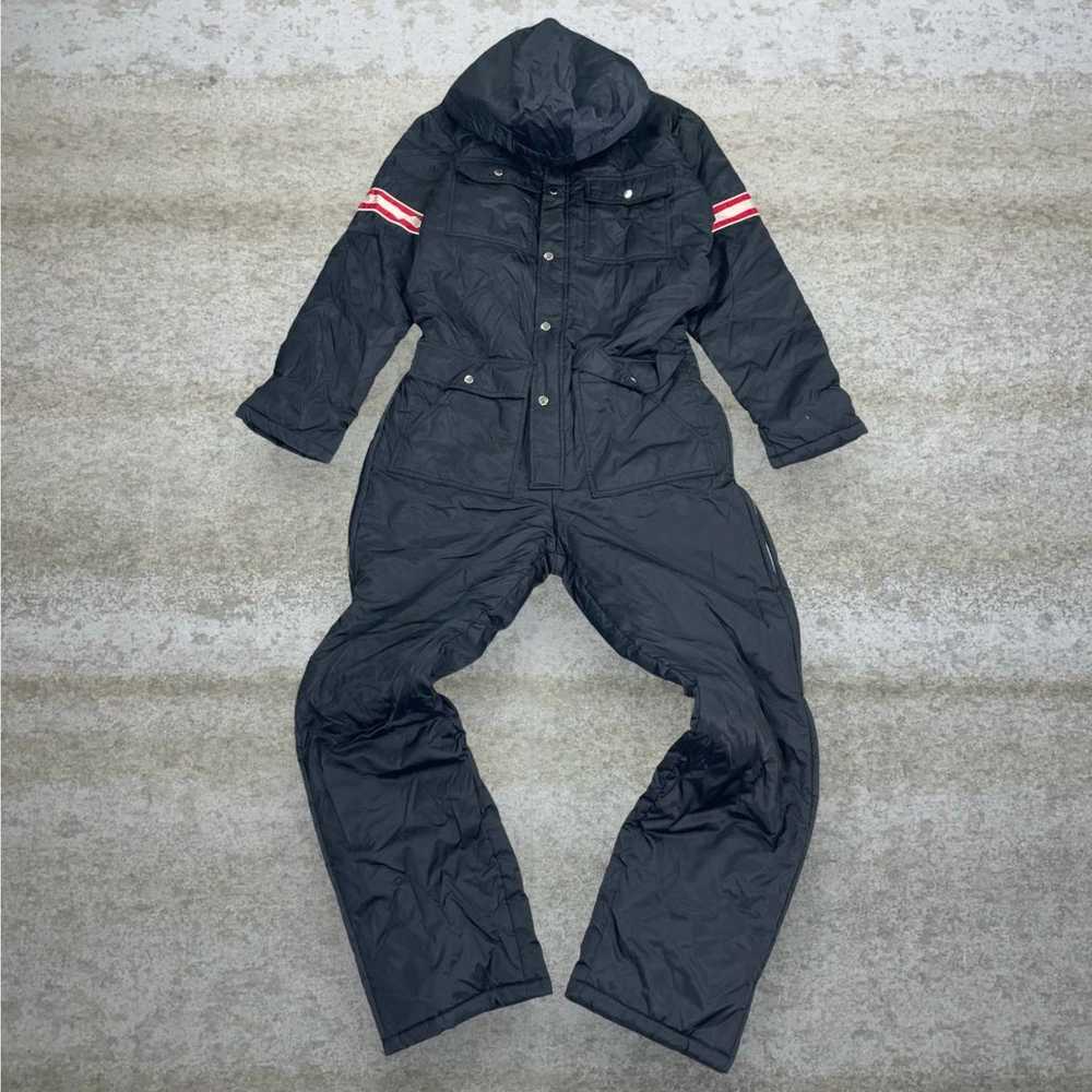 Vintage Field Master Snow Suit Jet Black Relaxed … - image 1