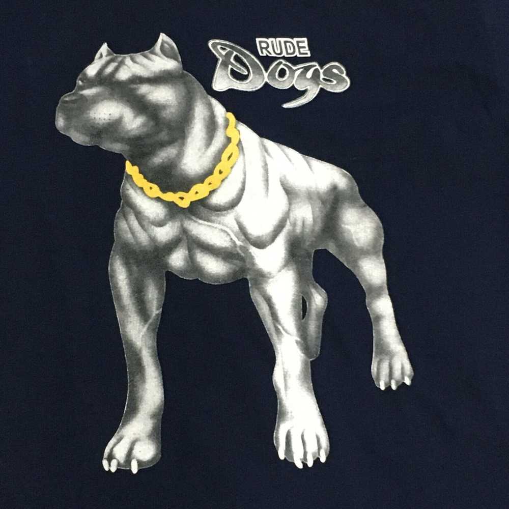 Delta Rude Dogs T Shirt Mens Small Blue Delta Pro… - image 2