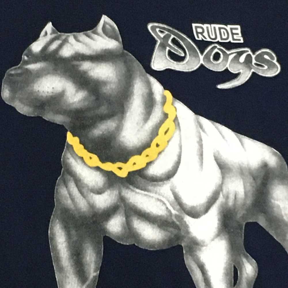 Delta Rude Dogs T Shirt Mens Small Blue Delta Pro… - image 3