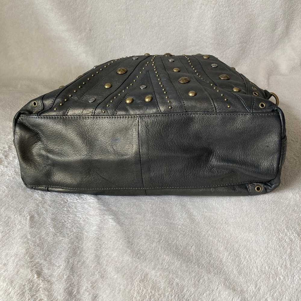Betsey Johnson vintage studded leather bag - image 6
