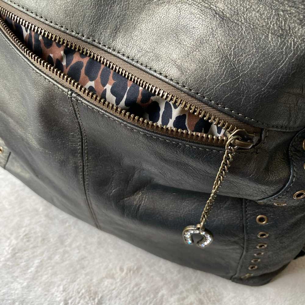 Betsey Johnson vintage studded leather bag - image 7