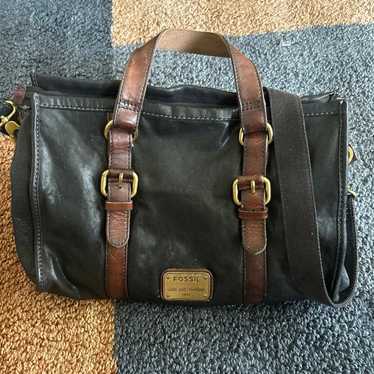 Fossil long live vintage 1954 leather handbag. Bea
