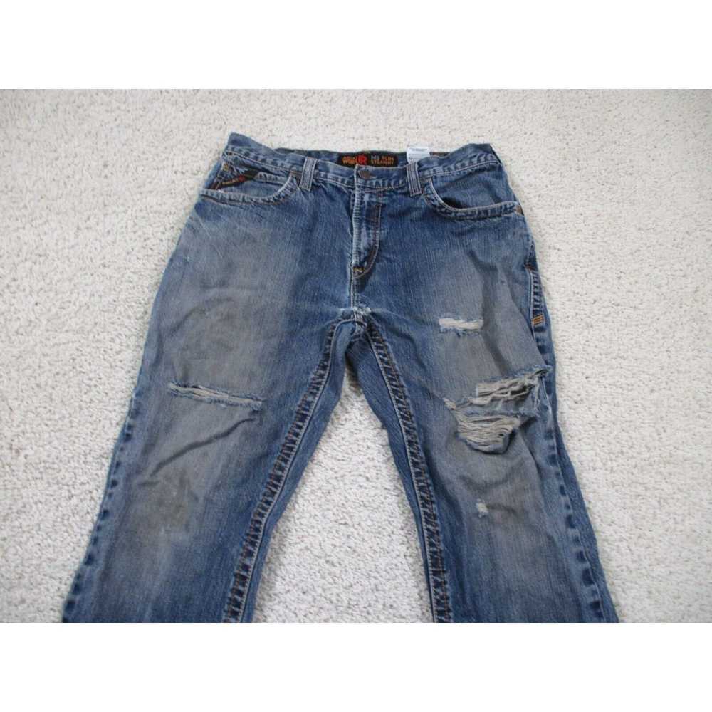 Ariat Ariat Jeans Mens 35x34 Blue Demin Work Wear… - image 2