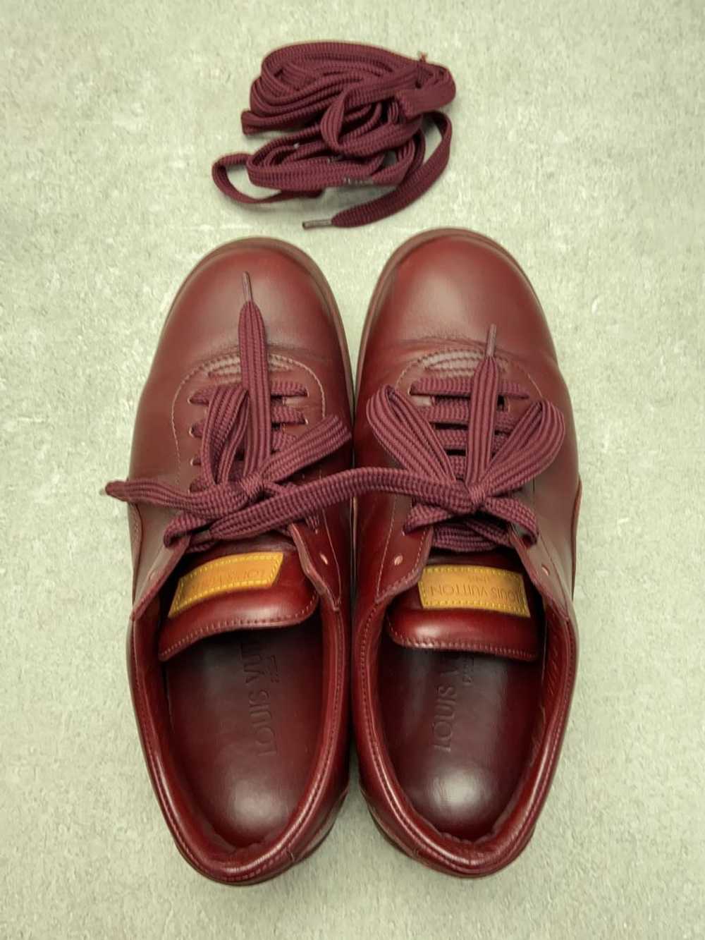 Louis Vuitton Low Cut Sneakers/36.5/Bordeaux/Leat… - image 3
